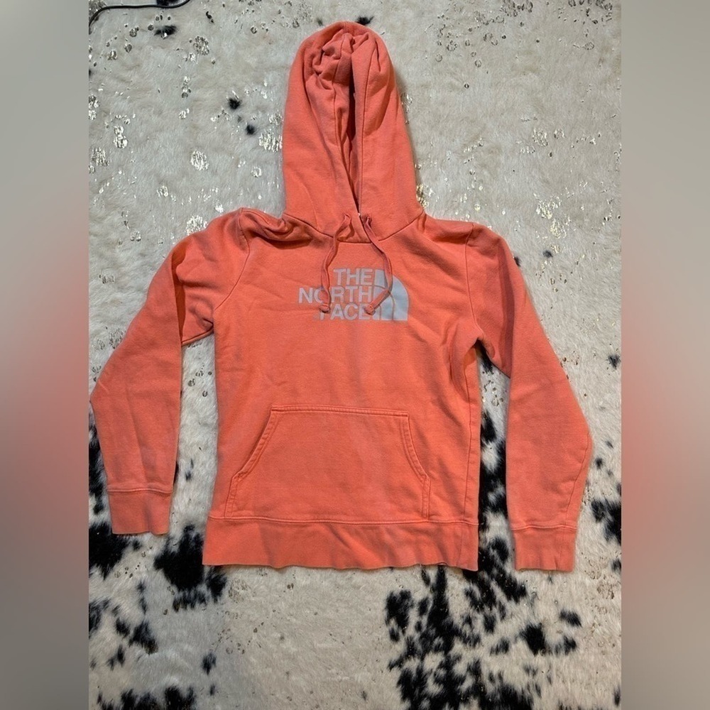 The North Face Women’s Peach Orange Hooded Sweatshirt Size Small